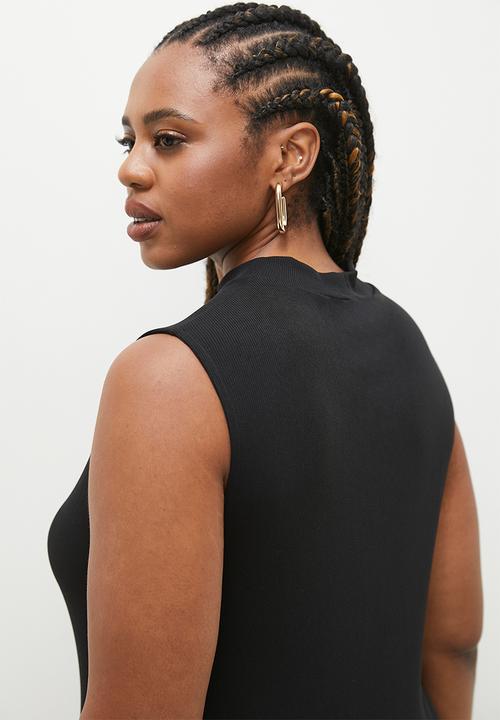 Superbalist - Turtleneck vest plus - black