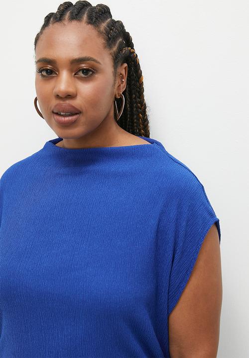 Superbalist - Extended sleeve texture midi dress - surf the web