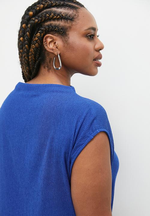Superbalist - Extended sleeve texture midi dress - surf the web