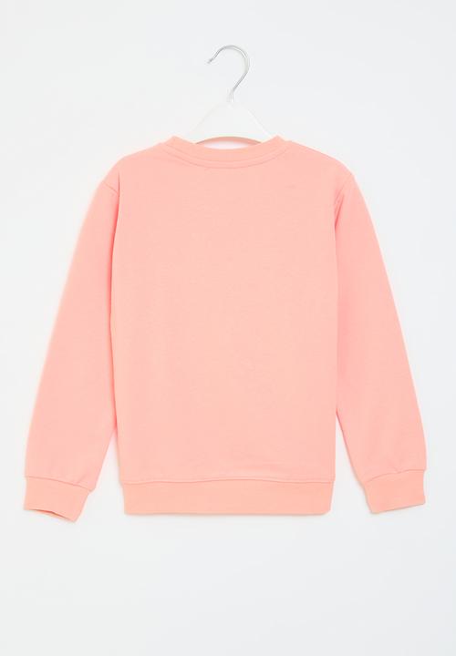 Pop Candy - Printed sweat top - pink & white