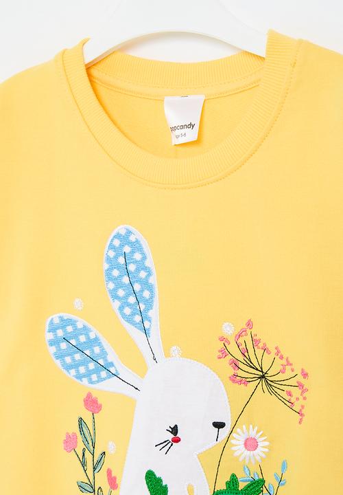 Pop Candy - Printed sweat top - yellow