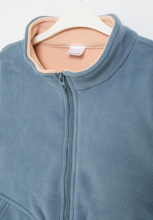 Pop Candy - Zip through fleece jacket - sky blue