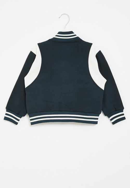Pop Candy - Baseball jacket - white & blue