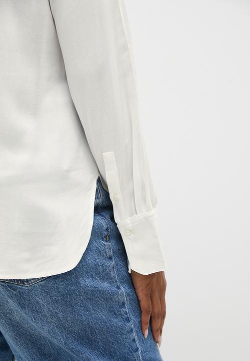 MANGO - Plus Shirt Galin - White