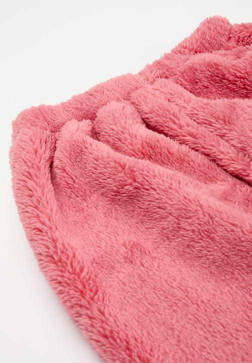 Pop Candy - Teddy fleece lounge wear set - pink