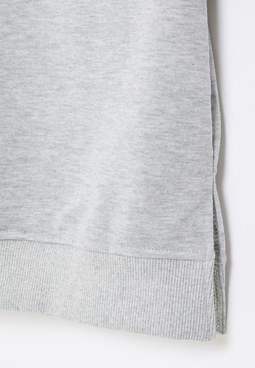 Pop Candy - Hooded sweat dress - grey
