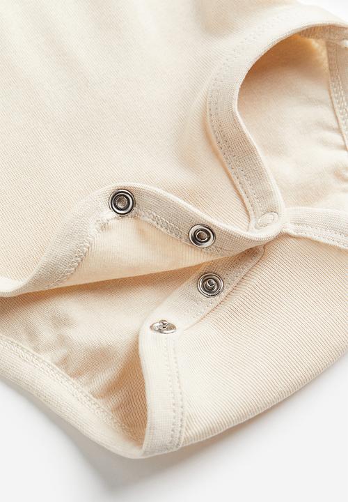 H&M - 2-Piece cotton set - light beige animals