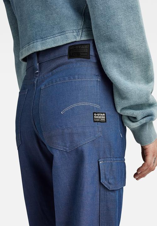 G-STAR - Judee Cargo Denim Wmn - Raw Denim