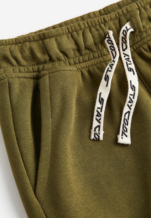 H&M - Cargo shorts - dark khaki green