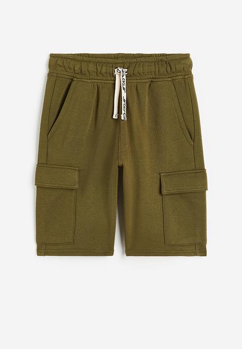H&M - Cargo shorts - dark khaki green
