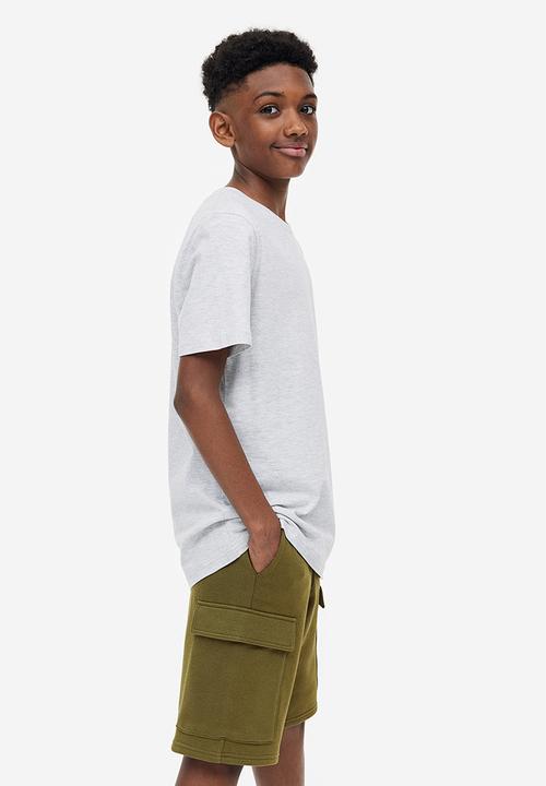 H&M - Cargo shorts - dark khaki green
