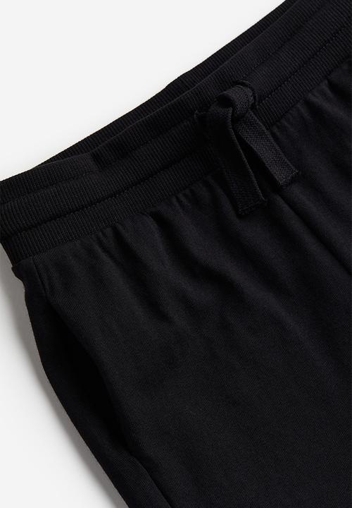H&M - Jersey joggers - black