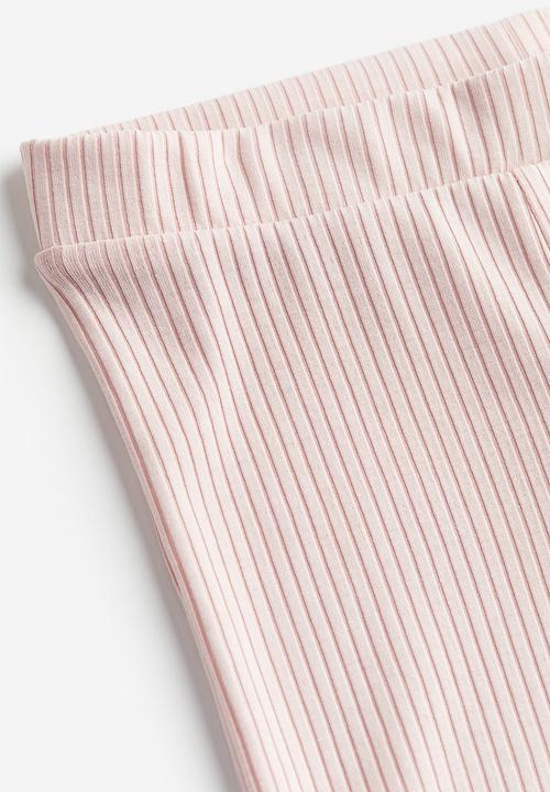 H&M - Flared leggings - light pink
