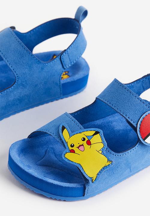 H&M - Motif-detail sandals - blue pokémon