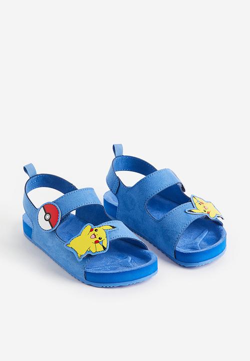H&M - Motif-detail sandals - blue pokémon