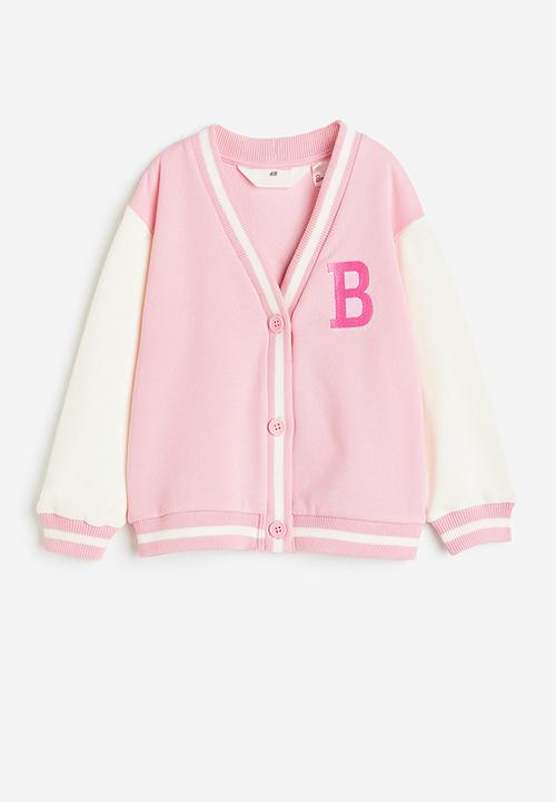 H&M - Printed cardigan - light pink barbie