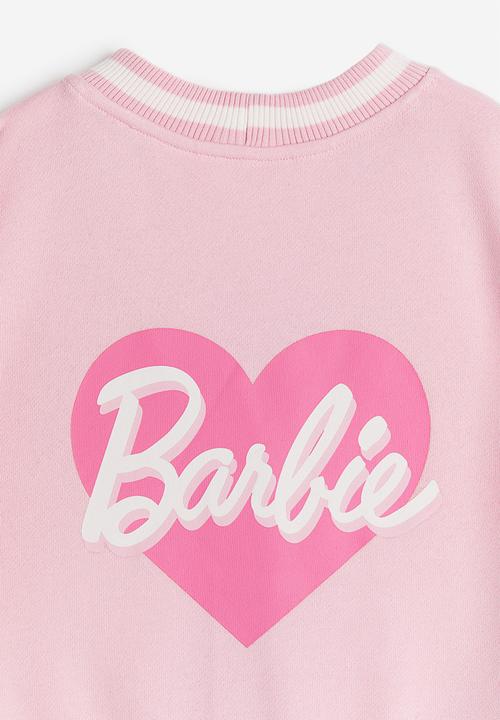 H&M - Printed cardigan - light pink barbie