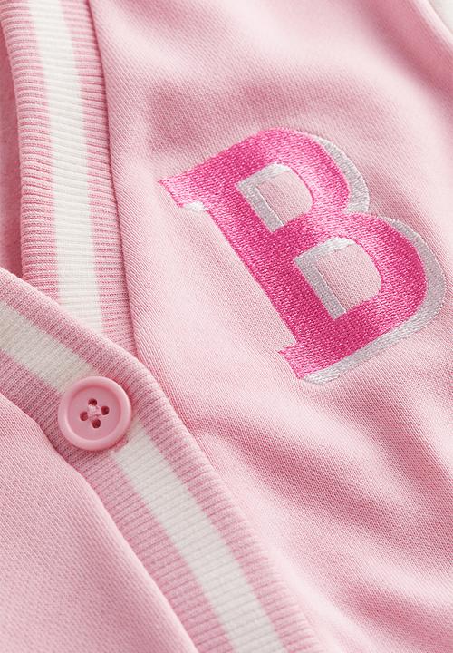 H&M - Printed cardigan - light pink barbie
