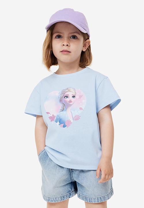 H&M - 3-Pack printed jersey tops - old rose frozen