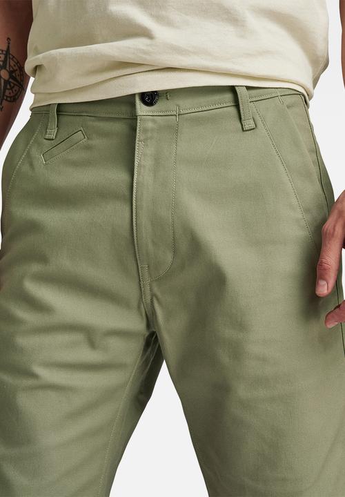 G-STAR - Bronson 2.0 slim chino short backdrop stretch canvas - shamrock