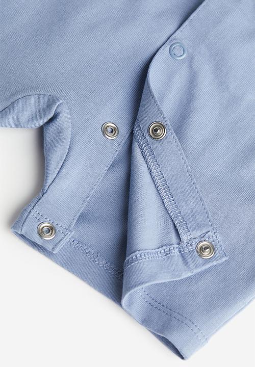 H&M - 3-Pack cotton pyjamas - light blue clouds 