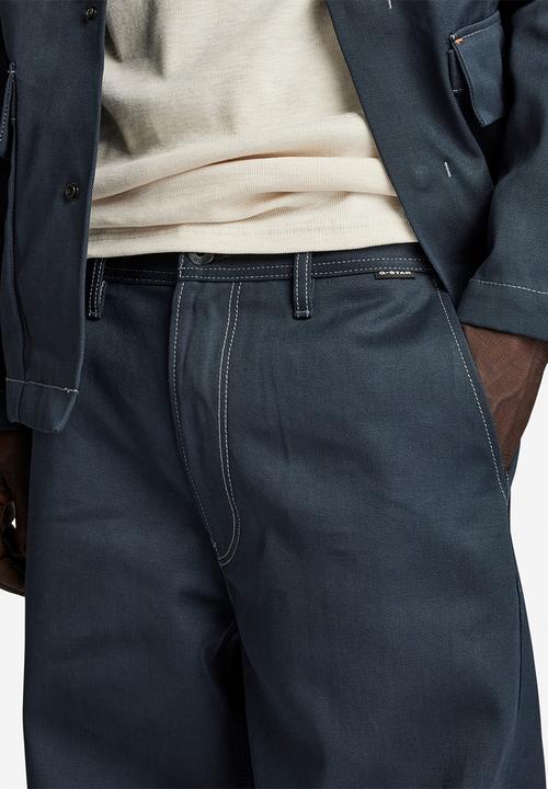 G-STAR - Modson Straight Chino Lead Selvedge Denim - Raw Denim