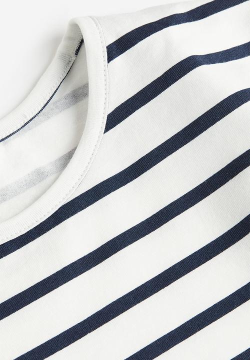 H&M - Printed t-shirt - white striped