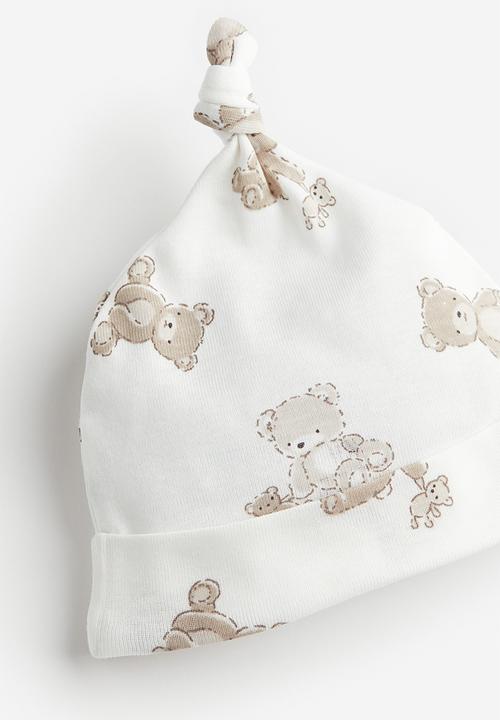 H&M - 3-Piece cotton set - white teddy bears 