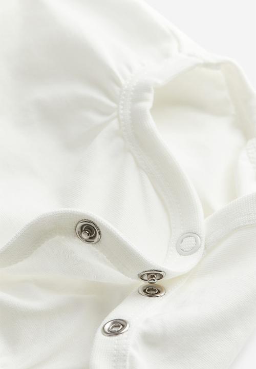 H&M - 3-Piece cotton set - white teddy bears 