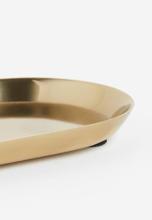 H&M - Metal candlestick - gold-coloured
