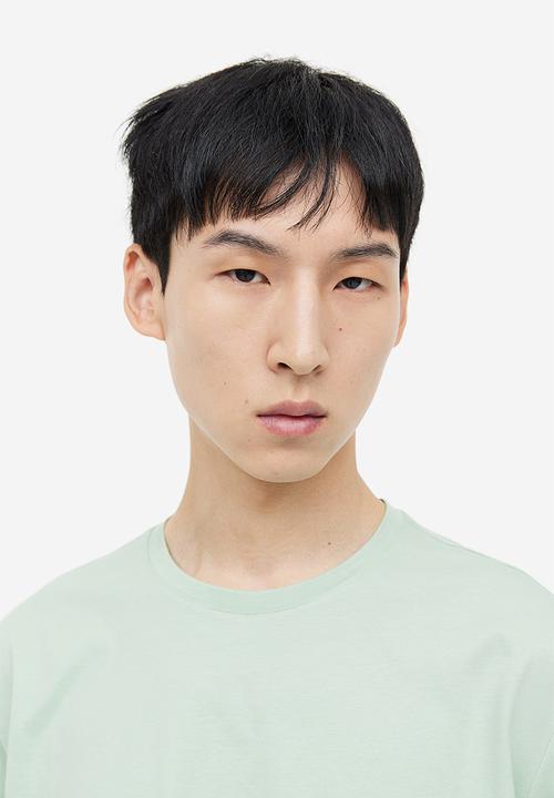 H&M - Regular fit pima cotton t-shirt - green
