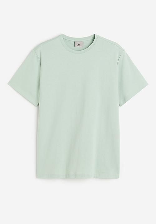 H&M - Regular fit pima cotton t-shirt - green
