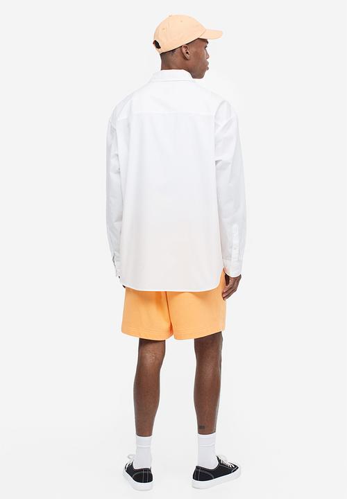 H&M - Oversized fit poplin shirt - white