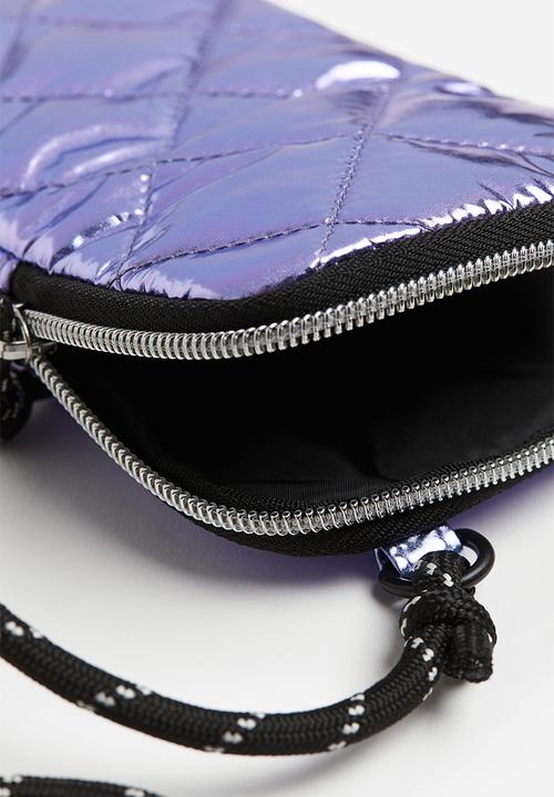 H&M - Quilted smartphone bag - light purple
