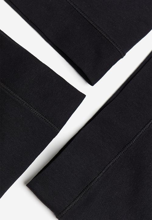H&M - 3 Pack cotton shortie briefs - black 