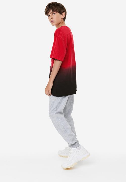 H&M - Printed jersey t-shirt - bright red 92