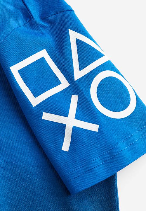 H&M - Printed t-shirt - bright blue playstation