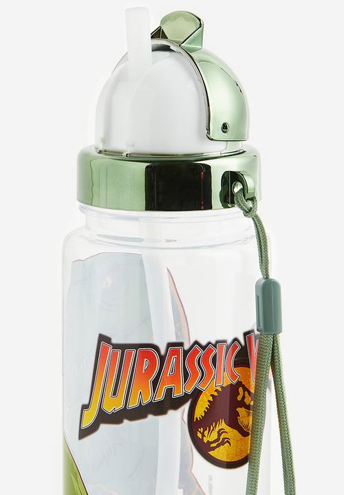 H&M - Printed water bottle - green jurassic world 