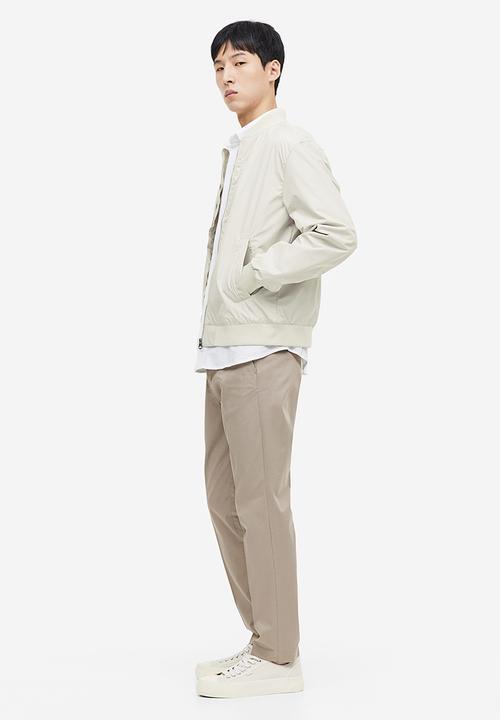 H&M - Bomber jacket - light greige