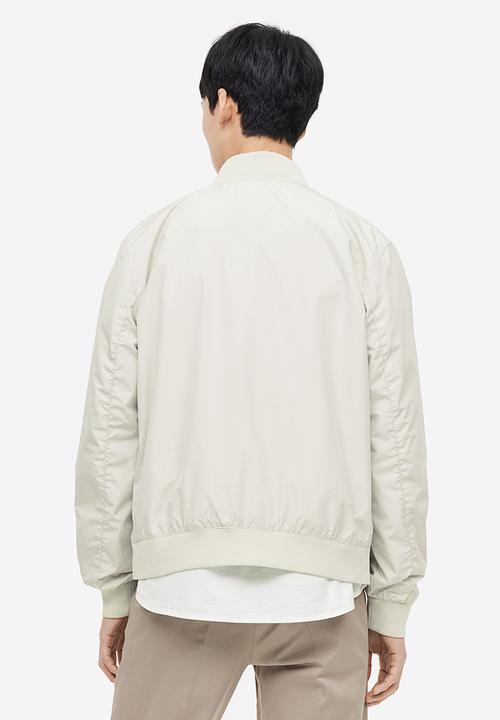 H&M - Bomber jacket - light greige