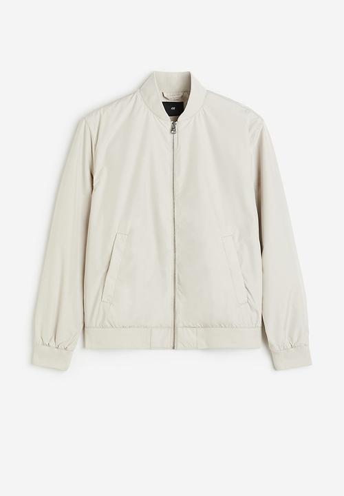 H&M - Bomber jacket - light greige