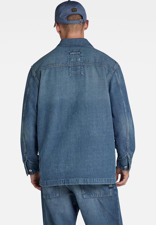 G-STAR - Chore jacket - faded mallard blue