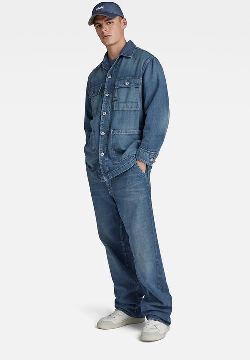 G-STAR - Chore jacket - faded mallard blue