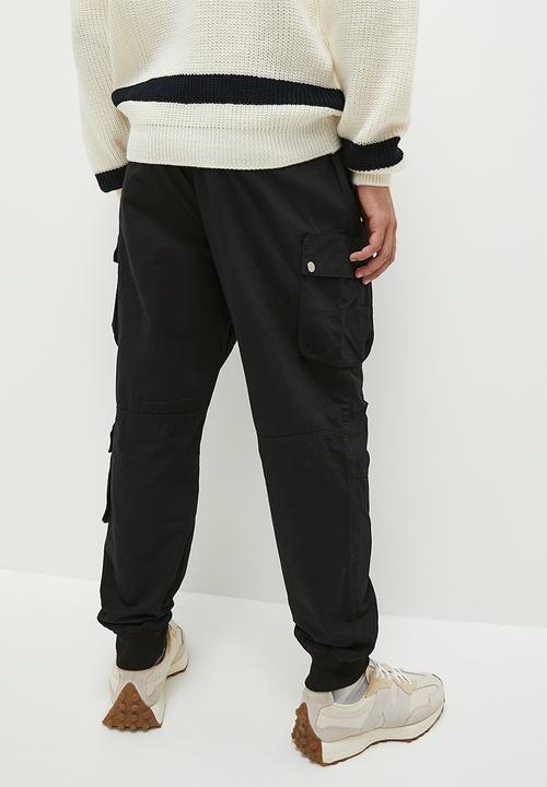 STYLE REPUBLIC - Nathi Fashion zip detail utility pant - black