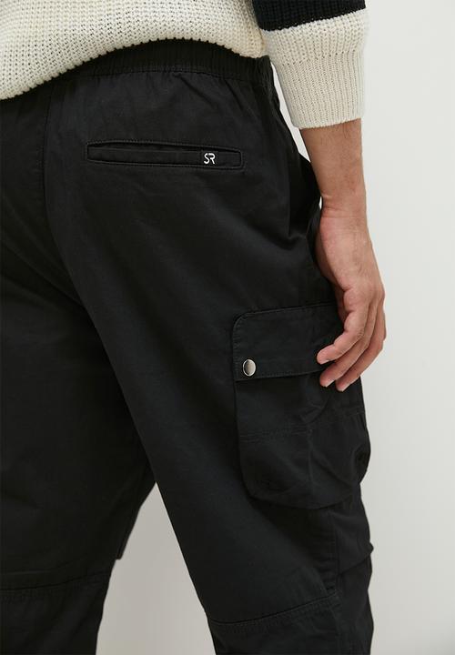STYLE REPUBLIC - Nathi Fashion zip detail utility pant - black