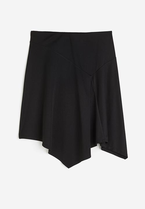 H&M - Asymmetric skirt - black