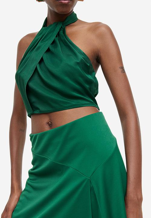 H&M - Asymmetric skirt - green