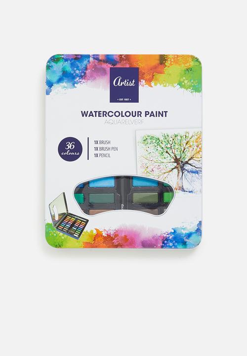 H&S - Water Paint Set 36 Colour - Multi