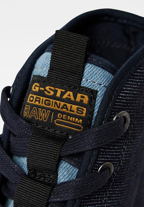G-STAR - Aefon II mid denim boots - dark navy