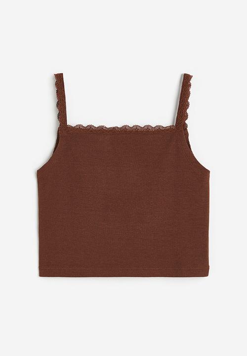 H&M - Strappy top - brown